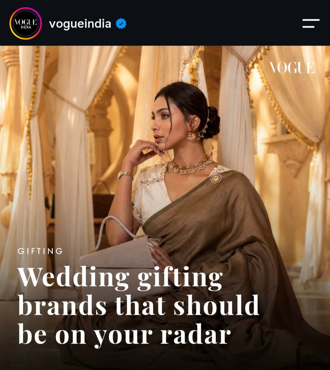 Anahera Featured in Vogue Wedding Gifting Guide 2026