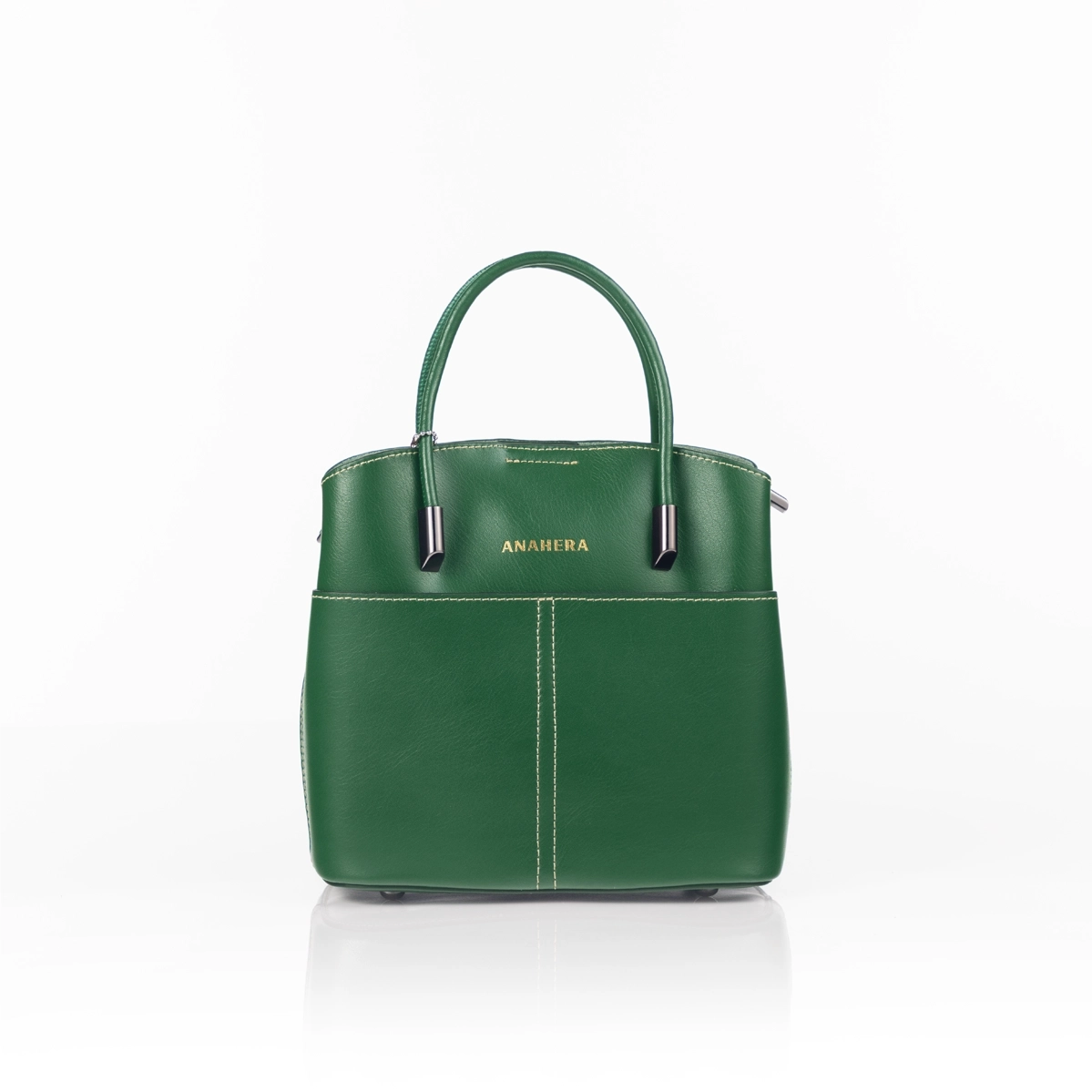 Structured luxury handbag in elegant silhouette