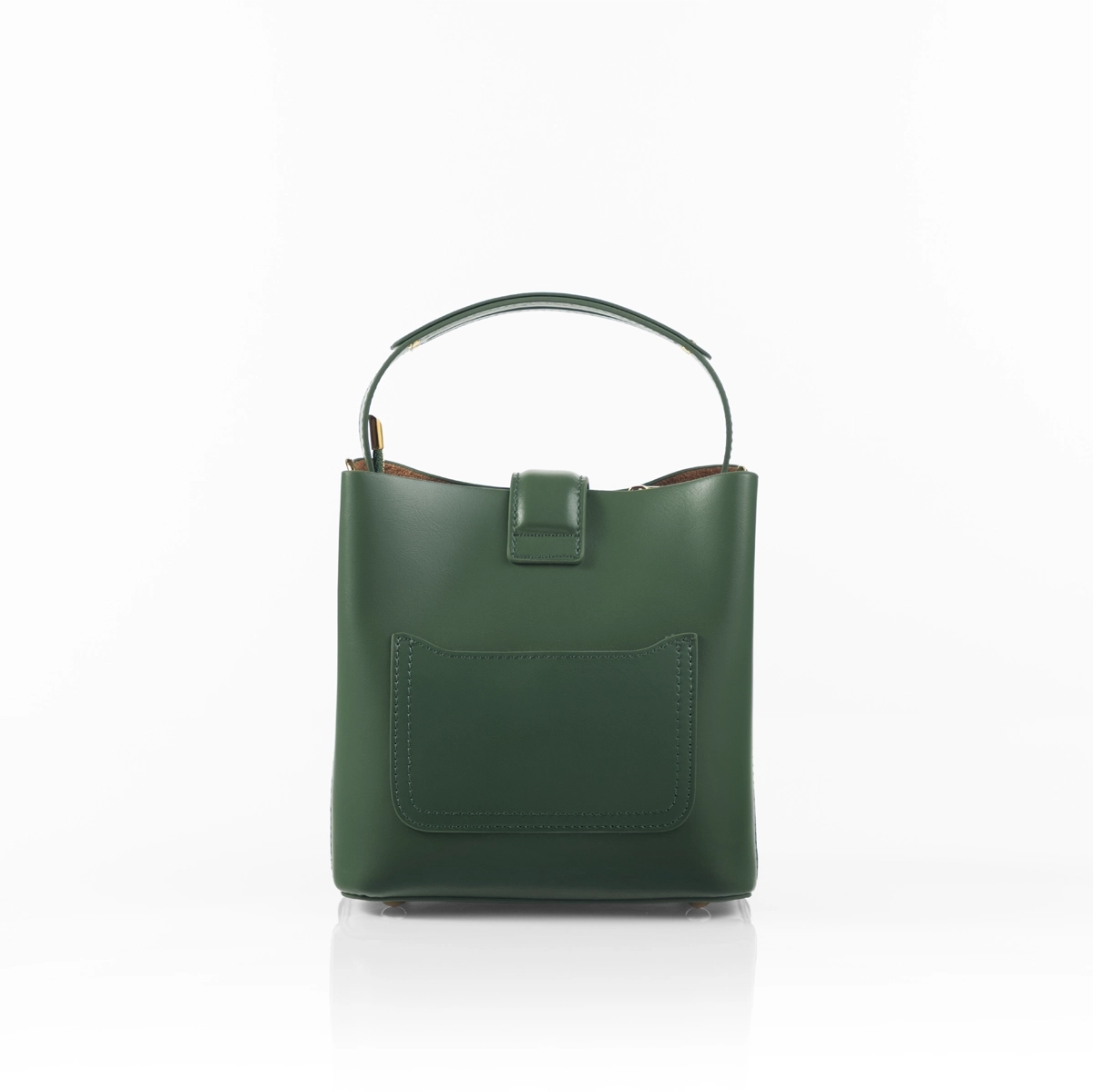 Modern luxury handbag styled for formal setting