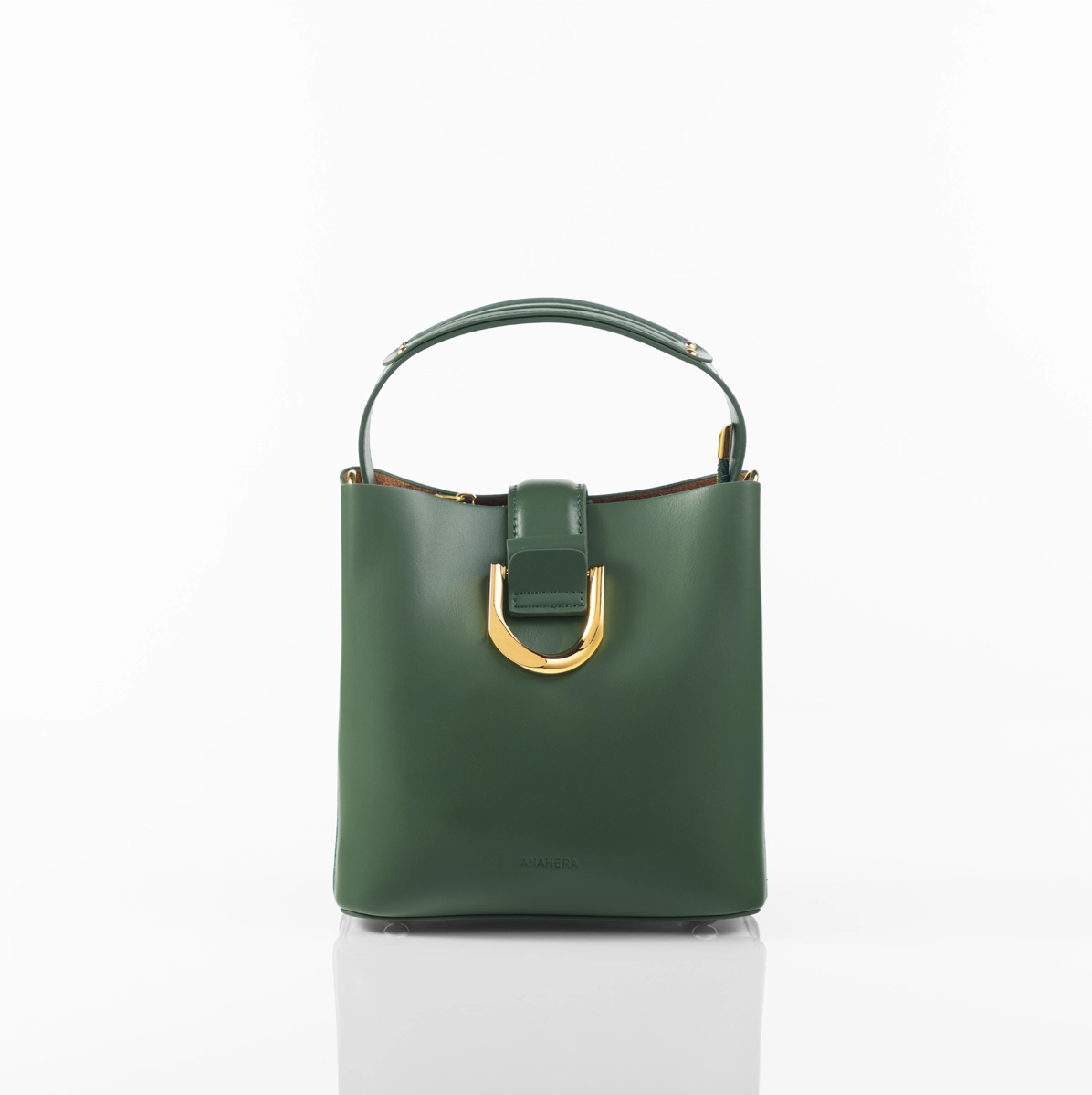 Structured luxury handbag in elegant silhouette