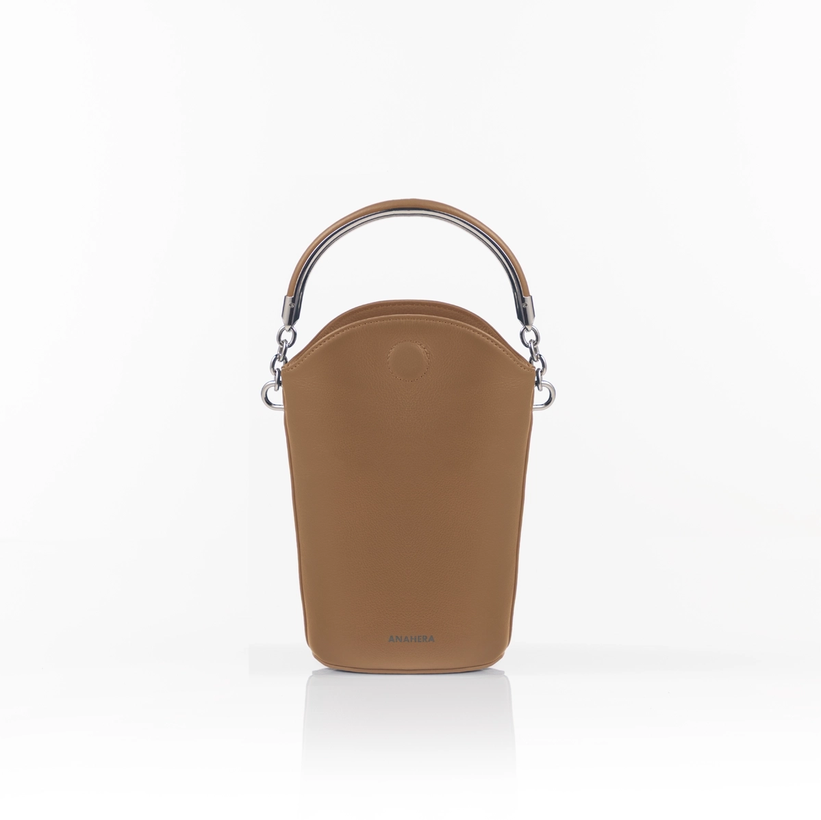 Structured luxury handbag in elegant silhouette