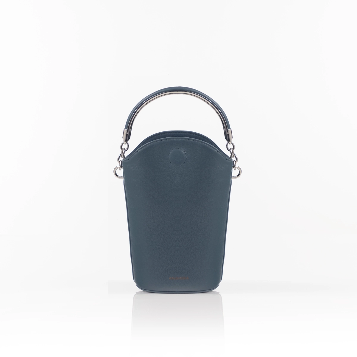 Structured luxury handbag in elegant silhouette