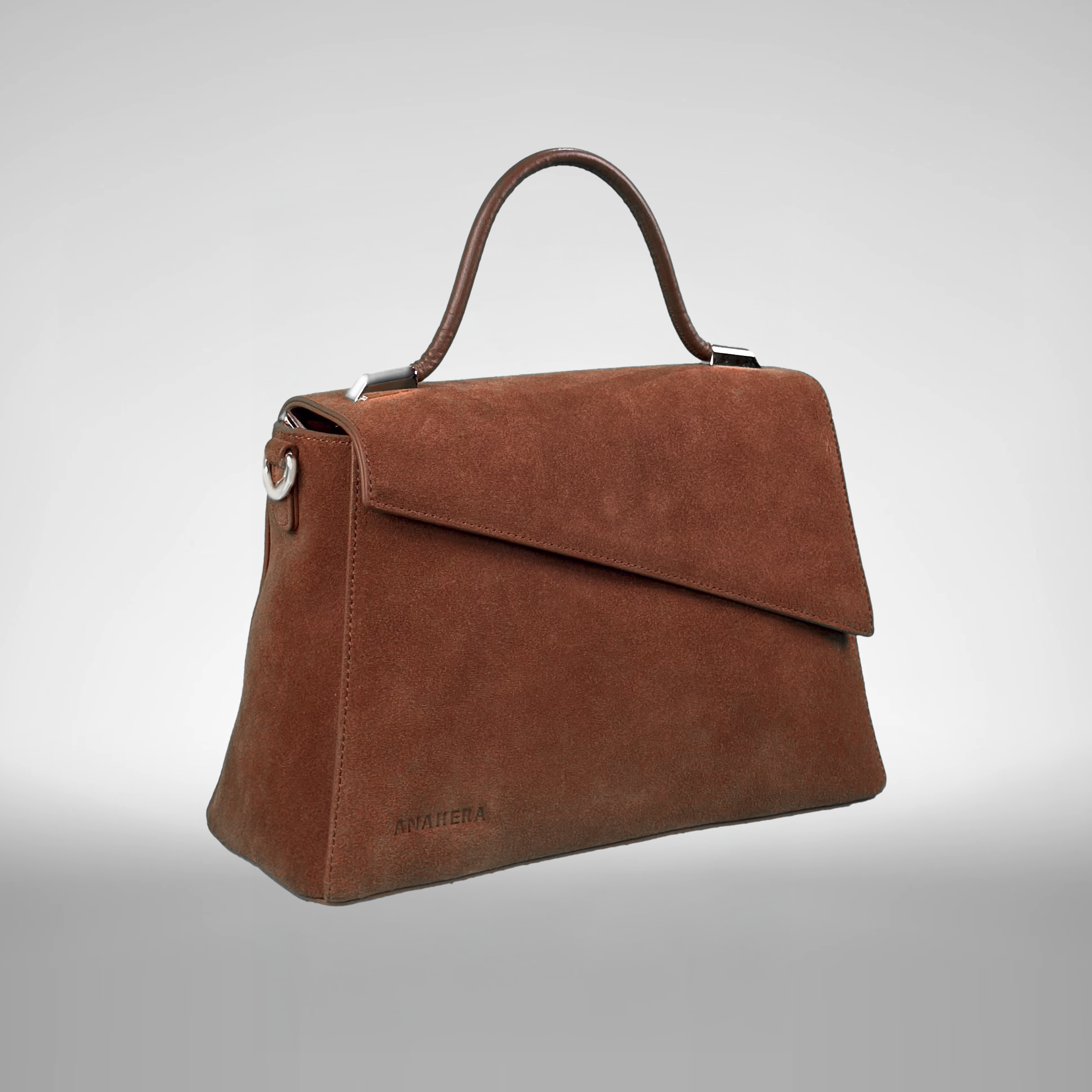 Structured luxury handbag in elegant silhouette