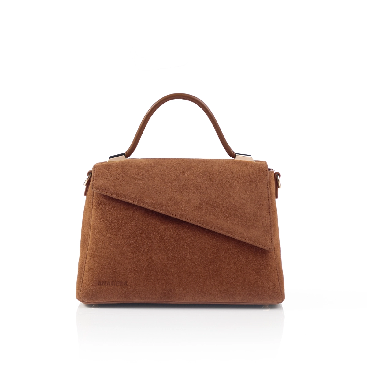Structured luxury handbag in elegant silhouette
