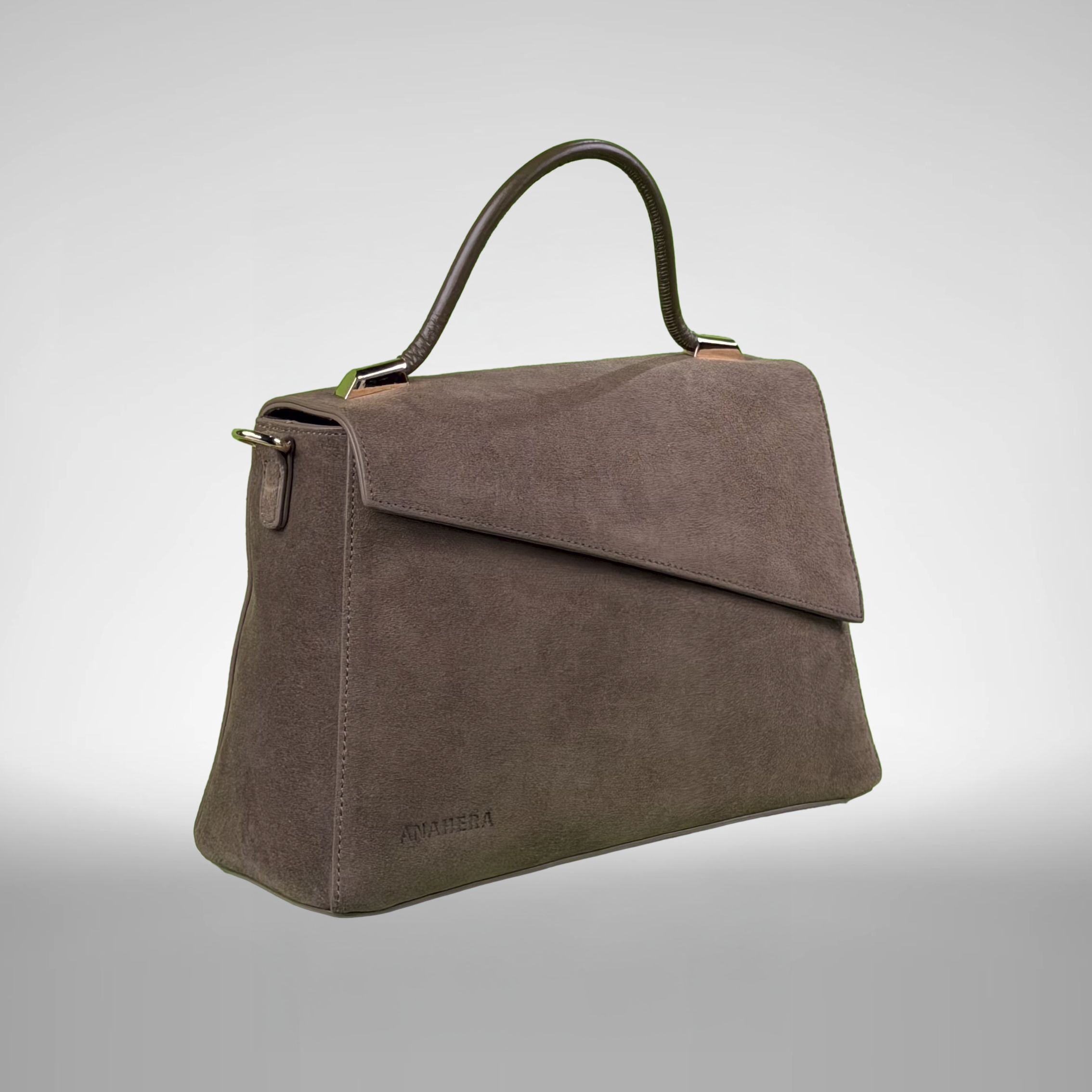 Structured luxury handbag in elegant silhouette
