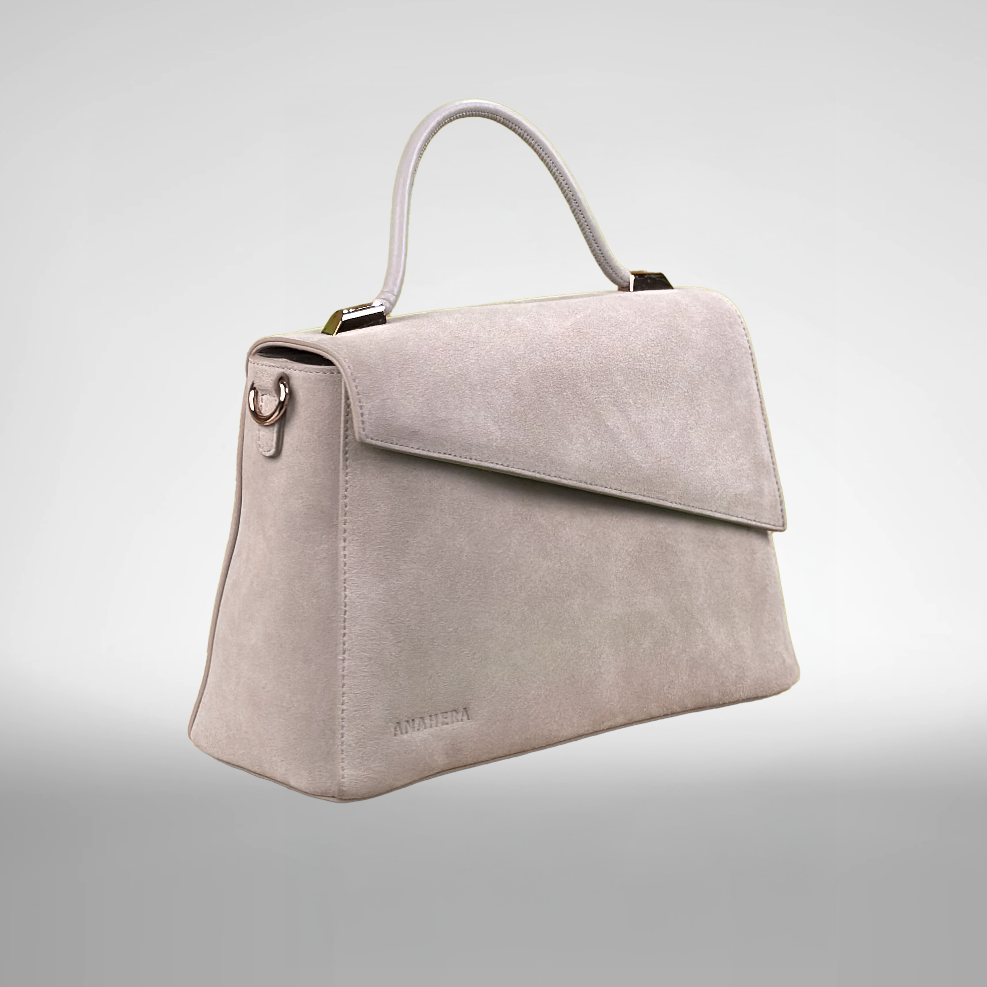 Structured luxury handbag in elegant silhouette