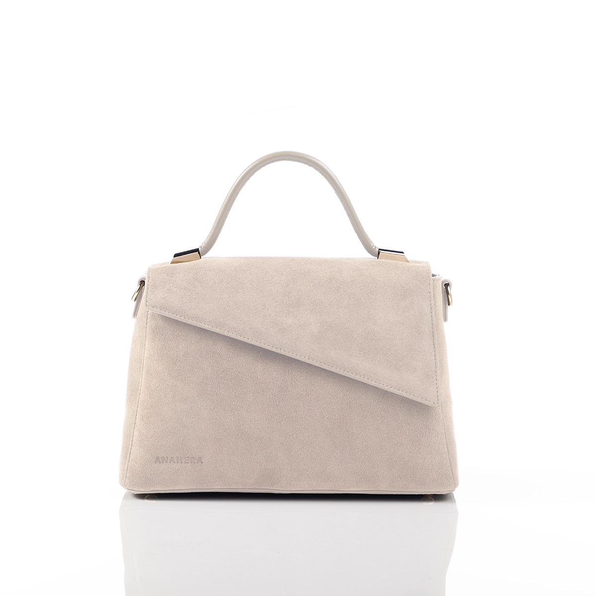 Structured luxury handbag in elegant silhouette
