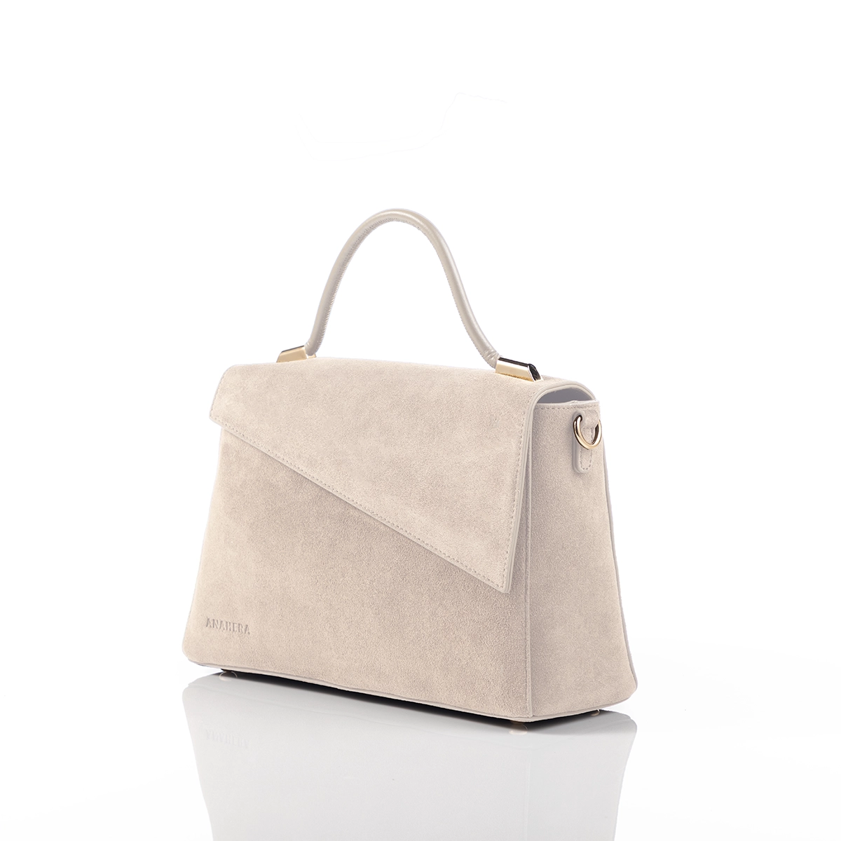 Anahera Ember Taupe luxury handbag for women